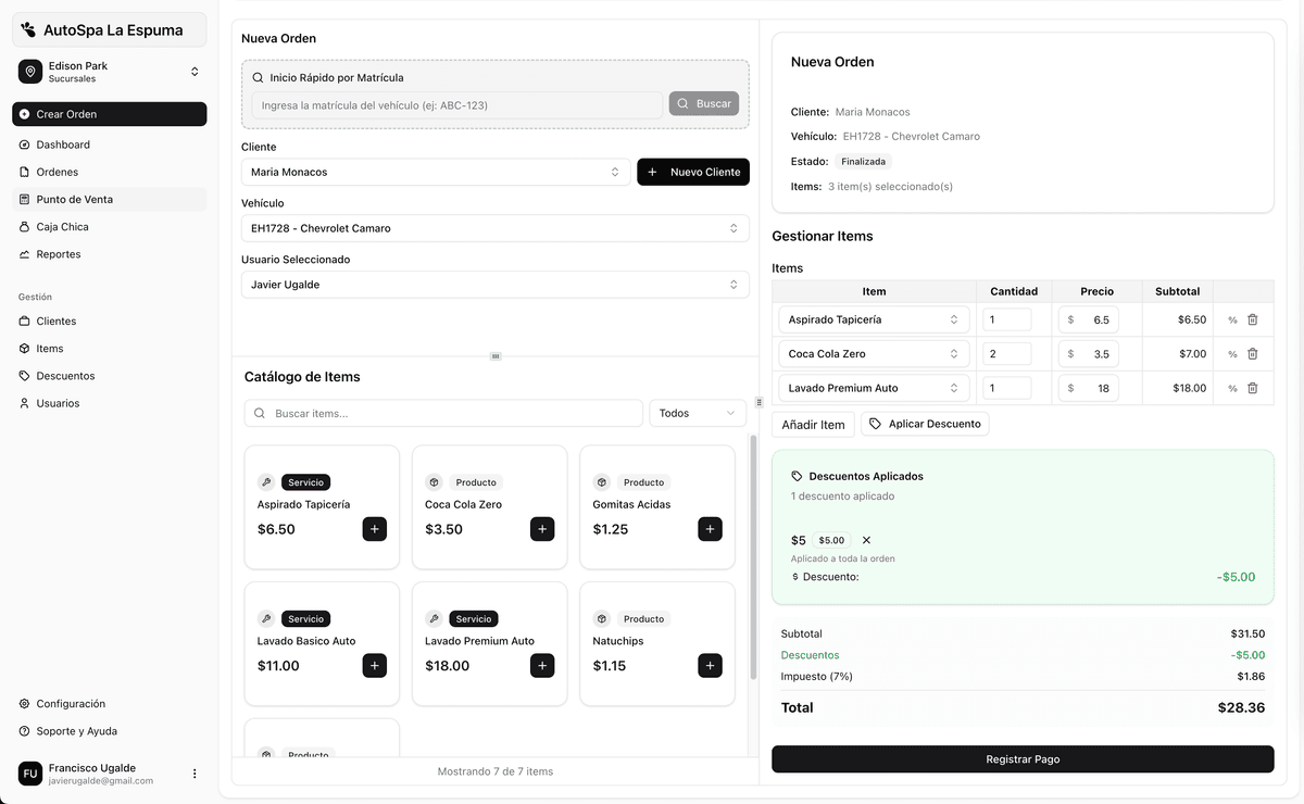 Punto de venta versátil